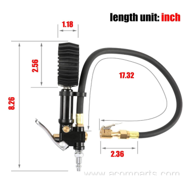 LED Light Digital Tire Inflator gauge